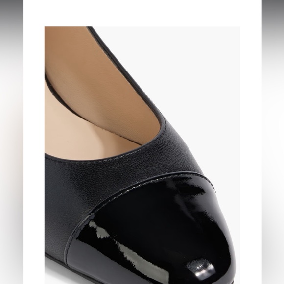 like new Stuart Weitzman two black pearl  flats - size 8 - Picture 2 of 12